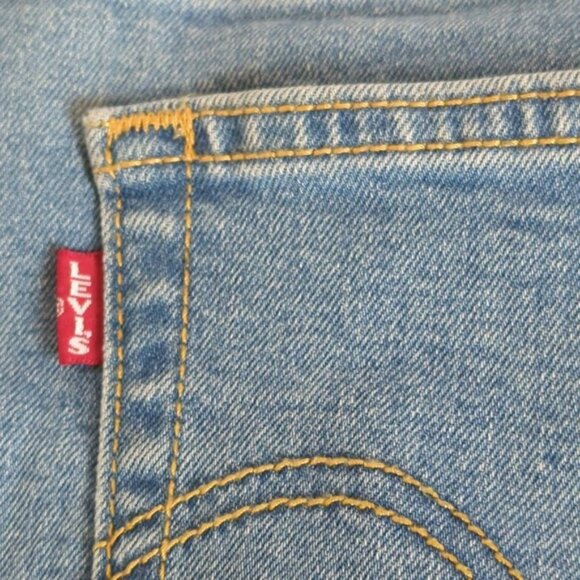 Levi’s Wedgie Skinny Jeans Raw Hem Button Fly - Picture 12 of 15